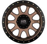 Kings Hurricane Wheel Satin Bronze Black Lip
