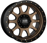 Kings Hurricane Wheel Satin Bronze Black Lip