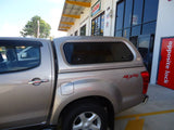 Close-up of EGR Canopy lock system on Isuzu D-Max 2017-2019