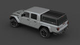 Jeep Gladiator JT aluminium ute canopy – with sliding dog windows