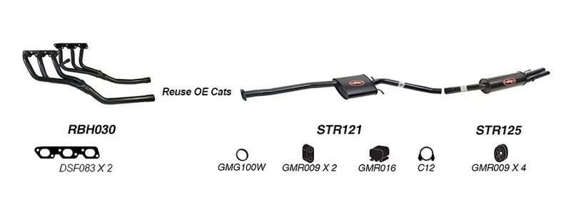 Redback Exhaust System for Holden Commodore (12/2000 - 08/2004) - Brixton 4x4 - Buy Online Now!