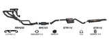 Redback Exhaust System for Holden Statesman (04/1990 - 04/1995),Caprice (03/1994 - 1995)
