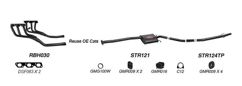 Redback Exhaust System for Holden Statesman (06/1999 - 2004), Caprice (06/1999 - 07/2004) - Brixton 4x4 - Buy Online Now!