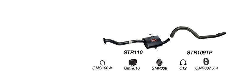 Redback Exhaust System for Holden Commodore (04/1995 - 2000)