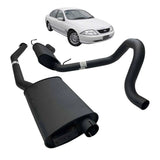 Redback 2.5" Cat Back Sports Exhaust for Ford EA EB ED EF EL AU Falcon 6 Cyl 4L XR6 Sedan - Brixton 4x4 - Buy Online Now!