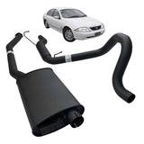 Redback 2.5" Cat Back Sports Exhaust for Ford EA EB ED EF EL AU Falcon 6 Cyl 4L XR6 Sedan