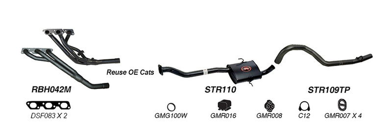 Redback Exhaust System for Holden Commodore (04/1995 - 2000)