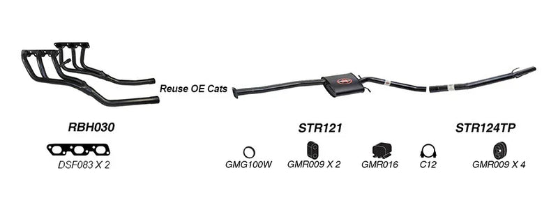 Redback Exhaust System for Holden Commodore (09/1997 - 2004) - Brixton 4x4 - Buy Online Now!