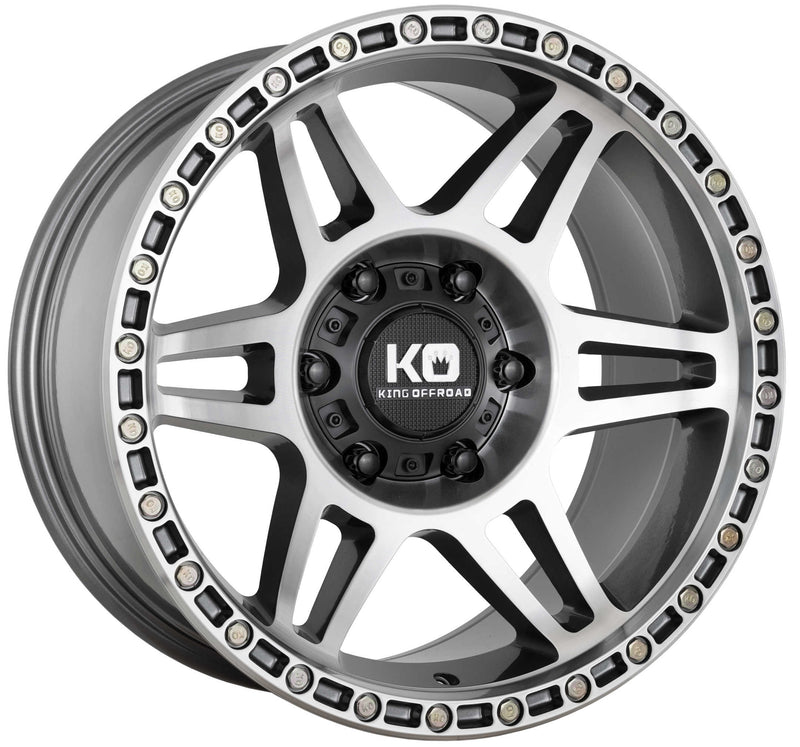 King Kong Wheels in GunMetal – Machined – Zinc Bolts