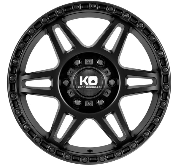 King Ambush Wheels 17x8 Inch Satin Black | Fast Delivery | Best Prices ...