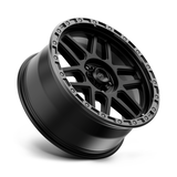 KMC KM544 Mesa Wheel Satin Black With Gloss Black Lip