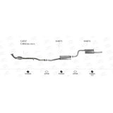 Redback Muffler for Ford Falcon (10/2002 - 12/2014) - Brixton 4x4 - Buy Online Now!
