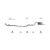 Redback Muffler for Ford Falcon (10/2002 - 04/2008) - Brixton 4x4 - Buy Online Now!