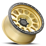 Method 315 Gold Black Lip 4x4 wheel lay back angle