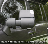 MSA Power-Fold towing mirror with camera in extended towing position