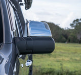 Chrome MSA towing mirror for Chevrolet Silverado 1500 in the driving position