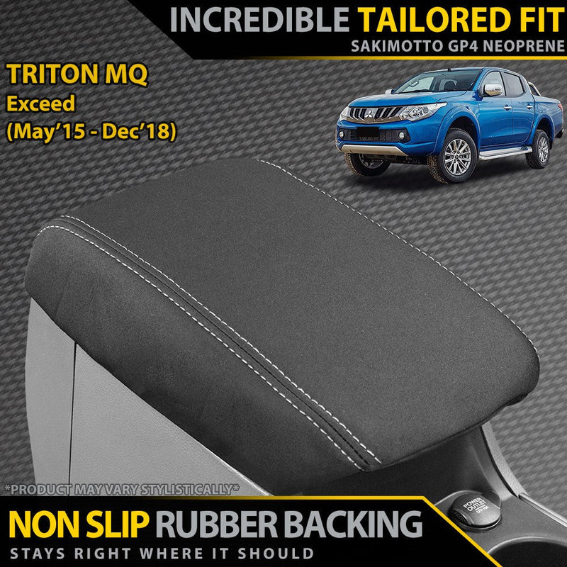 Mitsubishi Triton MQ (Leather) Neoprene Console Lid (In Stock)