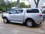 EGR Premium Canopy installed on Mazda BT-50 2011-2019, side view