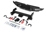 Rival Rear Bar to suit Mitsubishi Triton MR 2019-2022 with 2 Rival Square Spot Lights