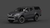 Mitsubishi Triton MQ aluminium ute canopy – with sliding dog windows
