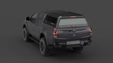 Mitsubishi Triton MQ aluminium ute canopy – with sliding dog windows