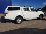 Color-matched EGR canopy with a smooth finish for Mitsubishi Triton Side View