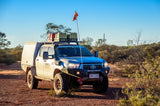 Offroad Animal welded steel rock sliders fitted to Toyota Hilux N80
