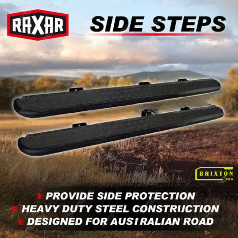 Raxar Heavy Duty side steps for Mitsubishi MR Triton - 2019 to 01/2024