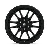 Fuel Rebel Wheels MATTE BLACK with Black Outer Bead