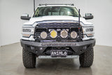 Offroad Animal Quad Rally Hoop mounted on Ram Predator bull bar - front angle