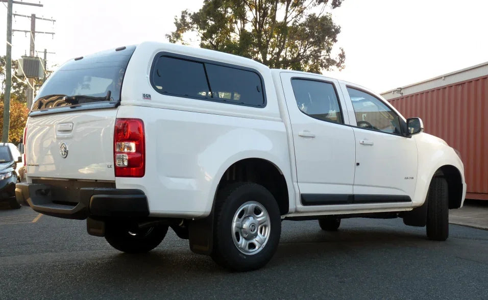 UV-resistant EGR canopy with durable fiberglass construction