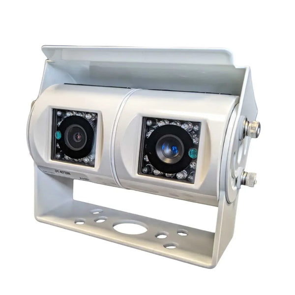 Safety Dave 7” Mirror Monitor Camera Kit - Dual White Cameras - AHD ...