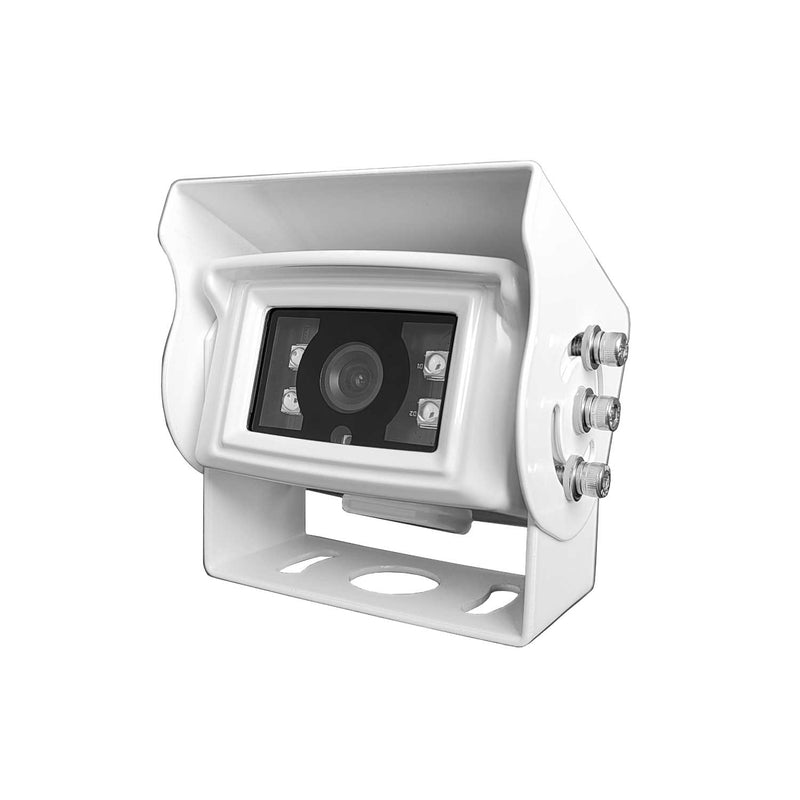 Square Camera (in White, 45/92/120 Deg AHD) by Safety Dave | High-Performance Rear-View Camera