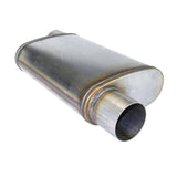 Redback Sports Muffler with Spigots Mega Power 409 Stainless 14" O/O 2"