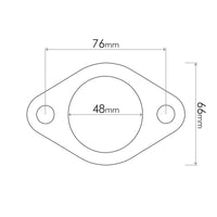 Redback Flange Gasket for Mazda, Daihatsu, Subaru, Ford, Citroen, Porsche & Saab