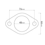 Redback Flange Gasket for Mazda,Daihatsu,Subaru,Ford,Citroen,Porsche & Saab