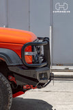 Hamer King Series Plus bull bar for GWM Tank 300 close up of LED lighting - gallery photo 23