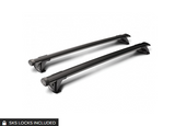 Aero Thrubar 120cm Black Pair (S16YB)