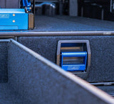 MSA 4X4 storage drawer system LED lighting and locking detail