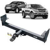 TAG Heavy Duty Towbar & Direct Fit Wiring for Ford Ranger (09/2011 - 05/2022) RWD Lowrider Tub Models