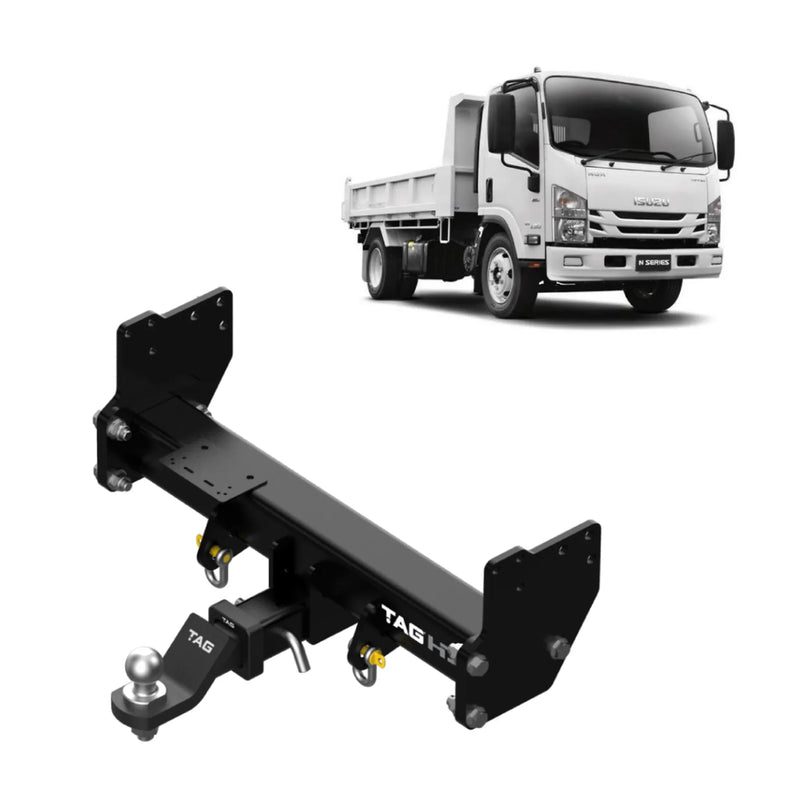TAG Heavy Duty Towbar & Universal Wiring for Isuzu NLR SWB Tipper Truck (05/2015 - On) - Brixton 4x4 - Buy Online Now!