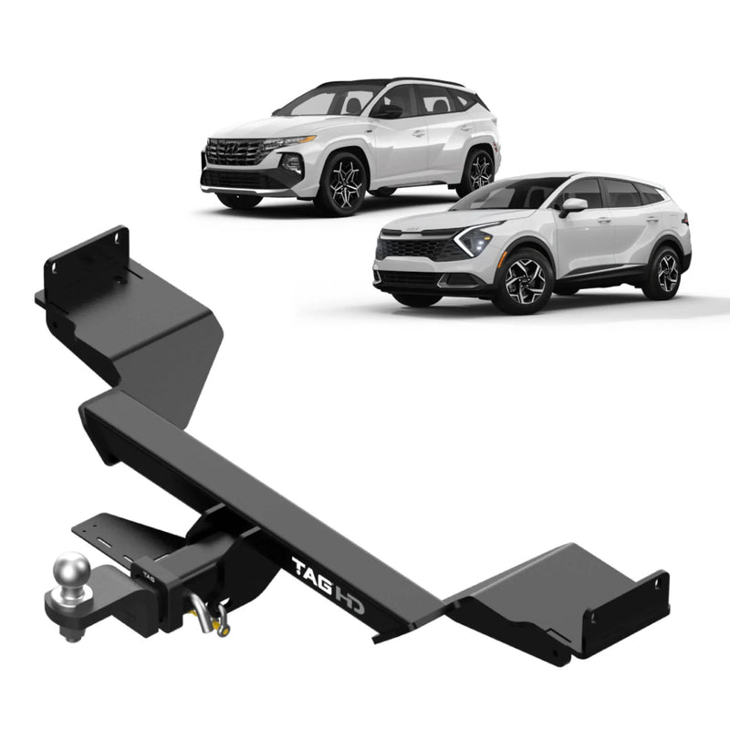 TAG Heavy Duty Towbar & Direct Fit Wiring for Hyundai Tucson Pre Facelift (12/2020 - 03/2024), Kia Sportage (09/2021 - On)