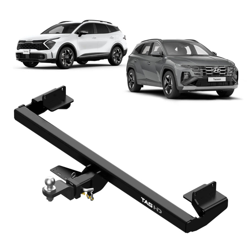 TAG Heavy Duty Towbar & Direct Fit Wiring for Hyundai Tuscon NX4 Facelfit Models (03/2024 - On) - Brixton 4x4 - Buy Online Now!