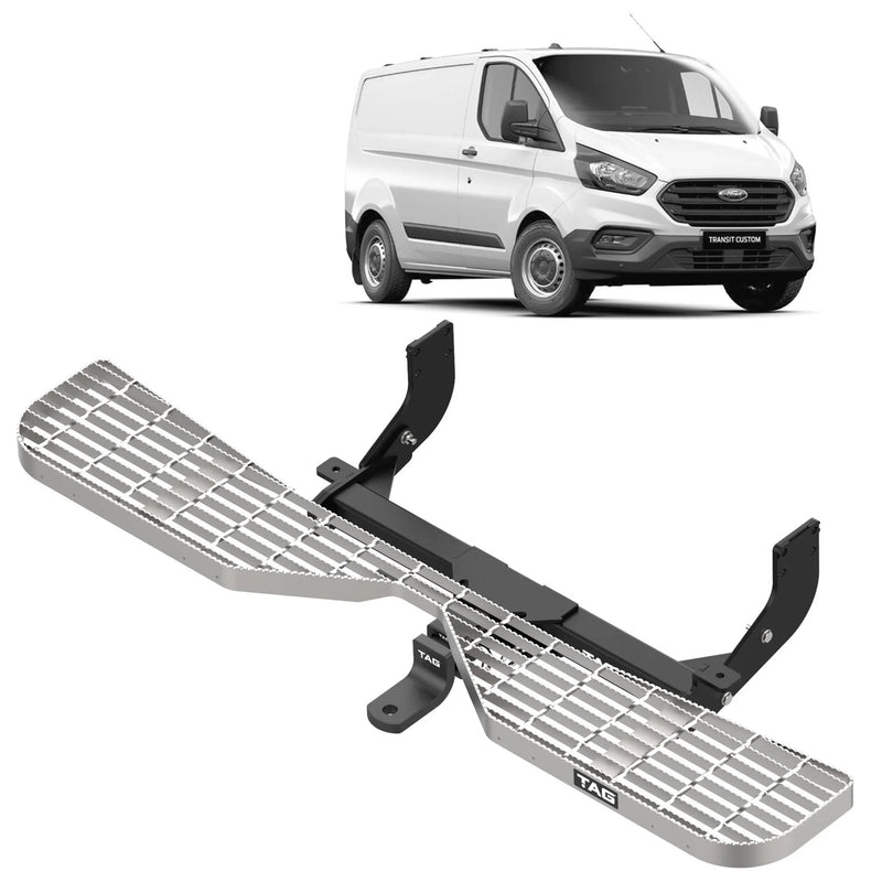 TAG Towbar, Rear Step & Direct Fit Wiring for Ford Transit Custom (02/2014 - 05/2016) - Brixton 4x4 - Buy Online Now!