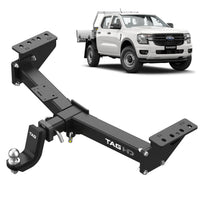 TAG Heavy Duty Towbar and Direct Fit Wiring for Cab Chassis Next-Gen Ford Ranger (06/2022 - 12/2024),Volkswagen Amarok (12/2022 onwards)