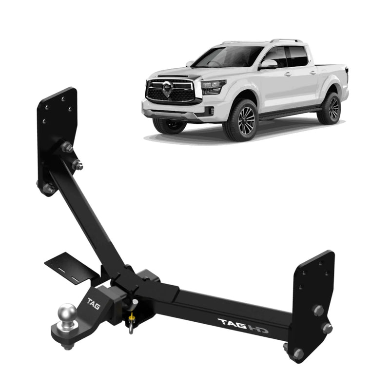 TAG Heavy Duty Towbar For GWM Cannon Alpha Styleside Ute (04/2024 - On) - Brixton 4x4 - Buy Online Now!