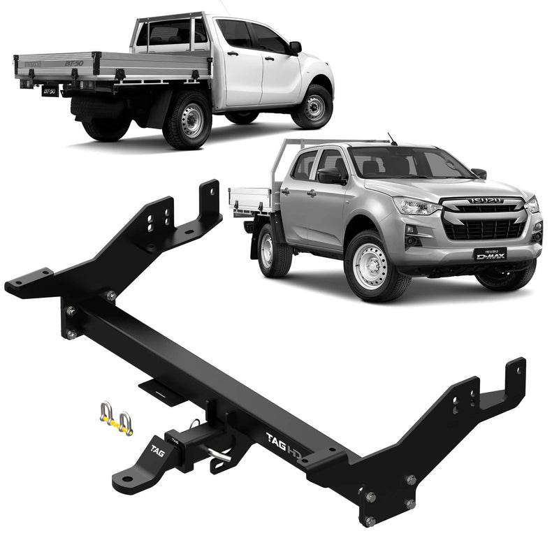 TAG Heavy Duty Extended Towbar for Mazda BT-50 (07/2020 - on), Isuzu D-MAX (06/2020 - on)