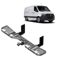 TAG Rear Step & Towbar for Mercedes-Benz Sprinter (Narrow Chassis MWB) (907 Series, 519 Variant) (01/2019 - On) - Brixton 4x4 - Buy Online Now!