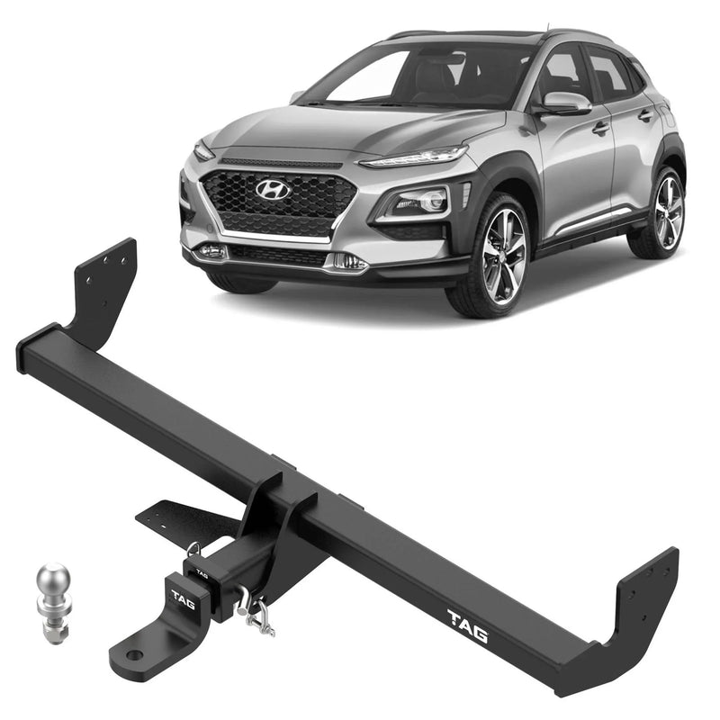 TAG Heavy Duty Towbar & Direct Fit Wiring for Hyundai Kona (06/2017 - 04/2023) - Brixton 4x4 - Buy Online Now!
