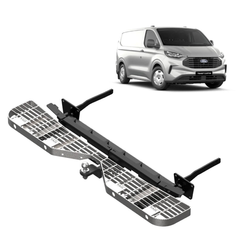 TAG Rear Step, Towbar & Wiring For Ford Transit Customer AV Series (07/2023 - On), Tourneo (05/2024 - on) - Brixton 4x4 - Buy Online Now!